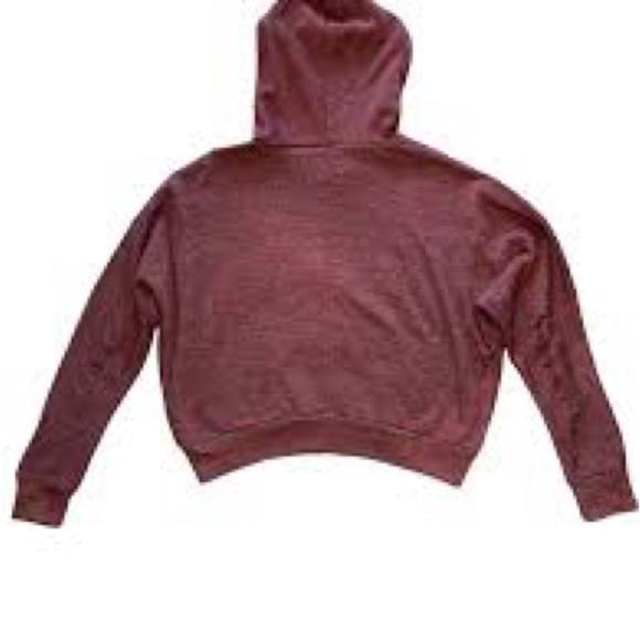 Vintage Havana hoodie distressed elastic waist somewhat cropped stitching detail - Picture 4 of 4